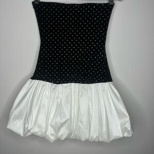 Black and White Polka Dot Dress